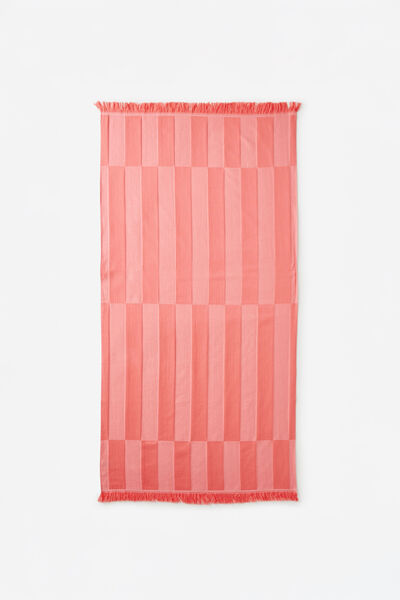 Lucia Lightweight Towel, SHELL PINK MULTI