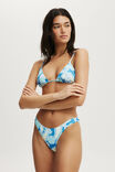 Refined High Side Brazilian Bikini Bottom, KENDELLE PAISLEY BLUE - alternate image 4