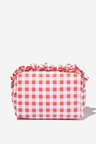 Body Cos Case, PINK RED GINGHAM