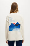 Long Sleeve Graphic Crew, COCONUT MILK/SKI TOUR - example image 3