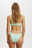Refined High Side Brazilian Bikini Bottom, GEORGETTE FLORAL GREENS - alternate image 3