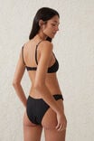 Balconette Bra Bikini Top, BLACK - alternate image 3