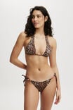 High Apex Slider Triangle Bikini Top, TEXTURED LEOPARD - alternate image 1