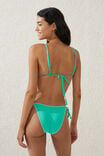 Micro Slider Triangle Bikini Top, FRESH GREEN/BLANKET STITCH - alternate image 3