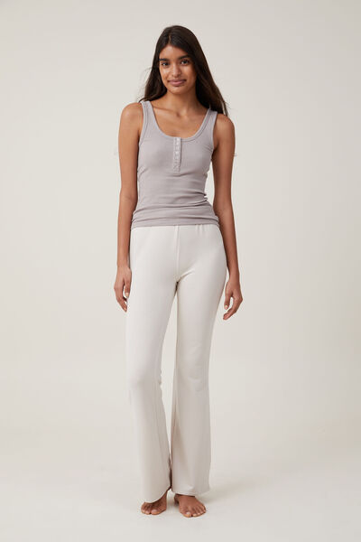 Relaxed Flare Lounge Pant, CREAM