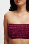 Rara Ruffle Bandeau, BOYSENBERRY - alternate image 2