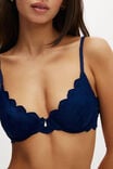 Broderie Underwire Bra, VOYAGE BLUE - alternate image 2