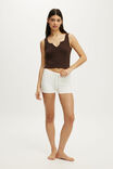 Knit Shortie, CLOUD DANCER - example image 1