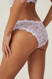 Stretch Lace Cheeky Brief, LILAC BREEZE - alternate image 2