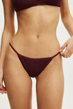 Cotton Pointelle G String Brief, GINGERBERRY - example image 2