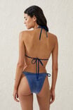 Slider Triangle Bikini Top, LAPIS BLUE METALLIC - alternate image 3