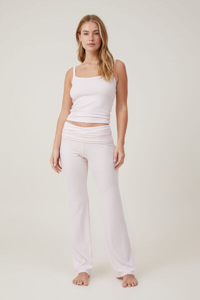 Sleep Recovery Roll Waist Pant, TENDER TOUCH PINK SPARKLE