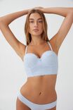 Ultimate Comfort Lace Push Up Bustier, HEAVENLY BLUE
