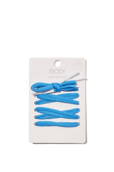 Active Dipped Shoelaces, ROYAL BLUE