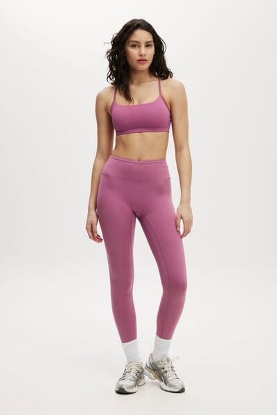 Ultra Soft Track Full Length Tight, RED VIOLET