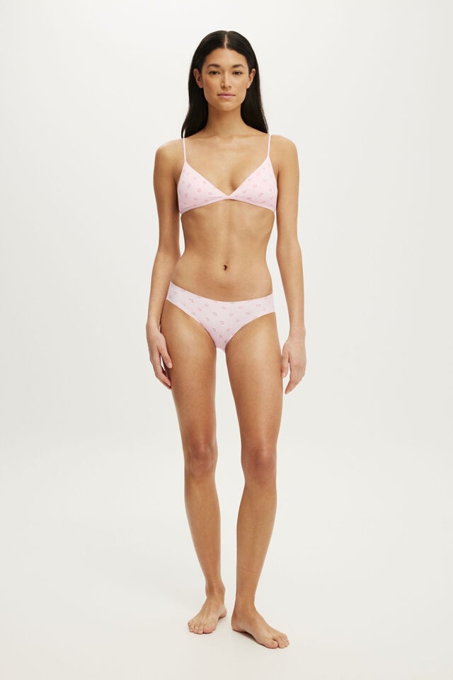 Invisible Micro Bralette, LOVESTRUCK POINTE PINK