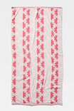 Cotton Beach Towel, GIGI DAISY STRIPE PINK RED - alternate image 1