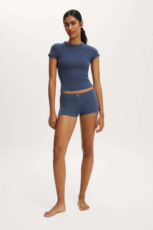 Dreamy Soft Micro Short, STEELY BLUE/DAYDREAM BLUE