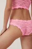 Stretch Lace Cheeky Brief, PINK SORBET - alternate image 2