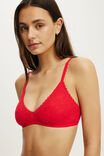 Remi Lace Super Scoop Bralette, CHEEKY CHERRY - example image 2