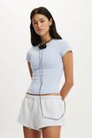 Plush Micro Short, CLOUDY GREY MARLE - example image 4