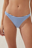 Full Bikini Bottom, SPRING BLUE CRINKLE STRIPE - alternate image 2