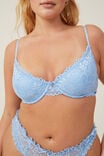 Butterfly Lace Lightly Lined Bra, DREAM CLOUD - alternate image 2
