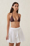 Hanky Hem Beach Mini Skirt, WHITE - alternate image 4