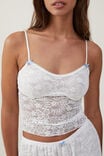 Enchanted Butterfly Lace Cami, COCONUT MILK - alternate image 2