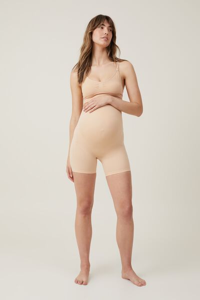 Maternity Seamless Sculpting Short, FRAPPE