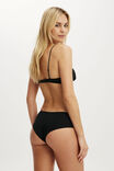 Cotton Comfy Cheeky Boyshort, BLACK - example image 3