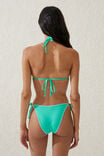 Slider Triangle Bikini Top, FRESH GREEN/BLANKET STITCH - alternate image 3