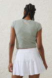 Amber Vittoria Active Fitted Tshirt, GREEN CLOUD/LCN AMBER VITTORIA - alternate image 3