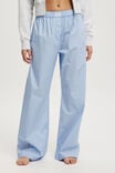 Boyfriend Boxer Pant, LIGHT BLUE/WHITE STRIPE - alternate image 2