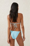 Fixed Tie Side Cheeky Bikini Bottom, PARADISE BLUE LACE - alternate image 3