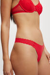 Party Pants Seamless G-String Brief, RASPBERRY - alternate image 2