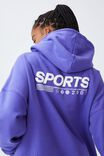 Plush Oversized Graphic Hoodie, VIOLET BERRY/ SPORTS