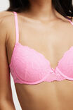 Everyday Lace Lightly Lined Bra, PINK HEAVEN - alternate image 2