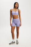 Strappy Sports Crop, PURPLE ROSE RIB - alternate image 4