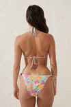 Slider Triangle Bikini Top, CELESTE FLORAL/WHITE - alternate image 3