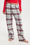 Flannel Boyfriend Boxer Pant, TONI CHECK/NAVY/GREEN/RED - alternate image 2