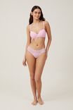 Everyday Lace Contour Bra, PINK FROSTING - alternate image 4