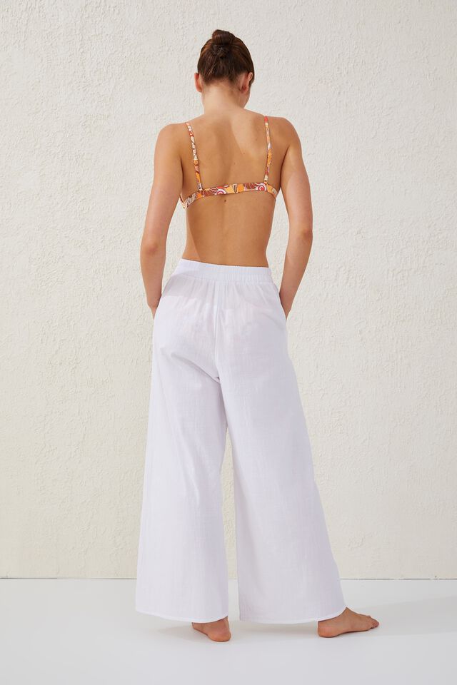 Relaxed Beach Pant, WHITE
