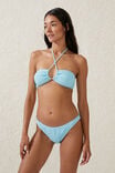 Refined High Side Brazilian Bikini Bottom, PARADISE BLUE LACE - alternate image 4