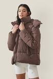 The Recycled Mother Puffer Jacket 3.0, DEEP TAUPE - alternate image 4