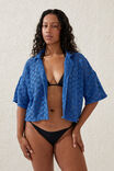 Crochet Beach Shirt, BLUE SPLASH/CROCHET - alternate image 1