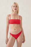 Bandeau Bikini Top, LOBSTER RED CRINKLE - alternate image 5