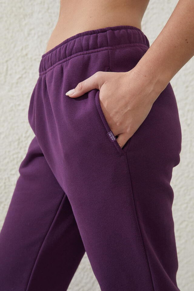 Plush Essential Gym Trackpant, PICKLED BEET