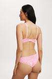 Everyday Lace Lightly Lined Bra, PINK HEAVEN - alternate image 3