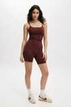 Ultra Soft Ruched Side Tank, CAPPUCCINO - alternate image 4